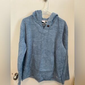 Birdwell Beach Britches Terry Cloth Hoodie - Blue - Size M (New/Unused)